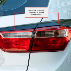 Накладки Bastion на задние фонари для Hyundai Creta 1