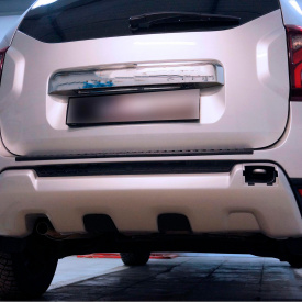 Накладка на задний бампер Renault Duster 1 (рест)