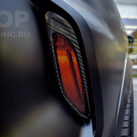 Карбоновые вставки Renegade для заднего бампера BMW X6M F96