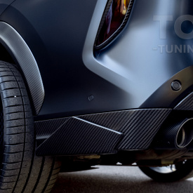 Карбоновые вставки Renegade для заднего бампера BMW X6M F96