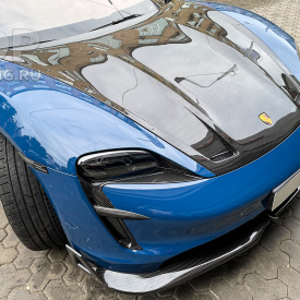 Юбка Renegade на передний бампер Porsche Taycan