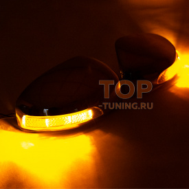 Хромированные крышки боковых зеркал с указателями поворотов GT для Infiniti FX 2