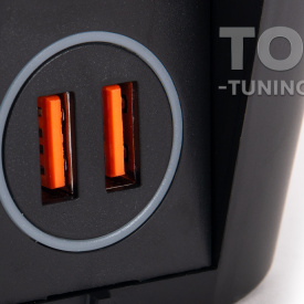 Беспроводная зарядка iCharger c USB портами для Volvo XC90, XC60, S90, V90