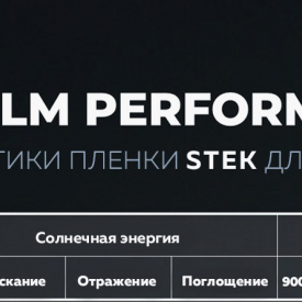 Атермальная тонировка стекол авто STEK SMART под ключ