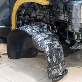 Шумоизоляция дверей, колесных арок и подкрылков авто