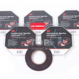 Двусторонний скотч 3М PT1100 (6mm х 9,4 m х 1,1mm; черный)