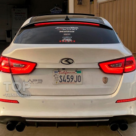 Спойлер Ducktail на крышку багажника Kia Optima 3 (рест)