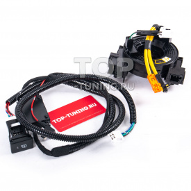 Улитка + проводка + кнопка для подогрева руля Toyota LC200 / Prado 150