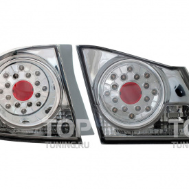 Задние светодиодные тюнинг-фонари Eagle Eyes FX Smoked на Honda Civic 4D (8)