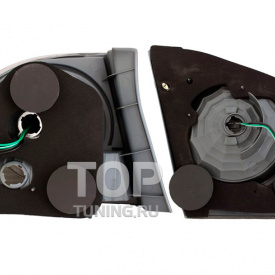 Задние светодиодные тюнинг-фонари Eagle Eyes FX Smoked на Honda Civic 4D (8)