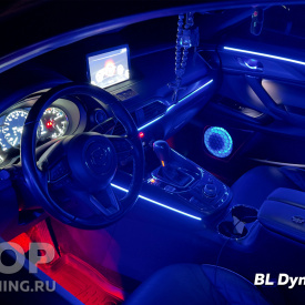 Светодиодные кольца динамиков авто для подсветки салона BL Dinamic 3