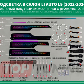 Ambient подсветка ZYC в салон Lixiang L7, L8, L9