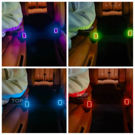 Корпуса замков ремней безопасности c LED подсветкой в салон Lixiang L7, L8, L9