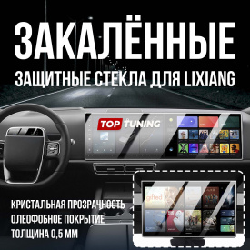 Закаленные стекла для экранов и монитора Liхiang L6, L7, L8, L9 (комплект)