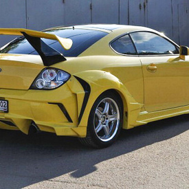 Расширители задних арок Warior на Hyundai Tiburon, Coupe GK