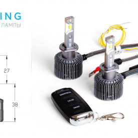 LED лампы Smart Digital Lighting в фары авто (H серия, 3000-7000K)