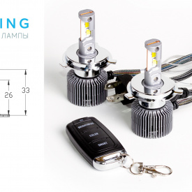 LED лампы Smart Digital Lighting в фары авто (H серия, 3000-7000K)