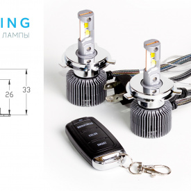 LED лампы Smart Digital Lighting в фары авто (H серия, 3000-7000K)