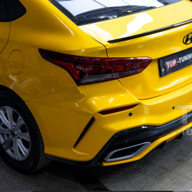 Универсальный черный спойлер Katana Black Line 120