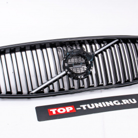 Черная решетка радиатора Inscription для Volvo XC90 2 (2015-2019)