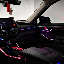 Атмосферная подсветка Ambient в салон Toyota Higherlander (2022-2024)
