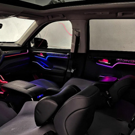 Атмосферная подсветка Ambient в салон Toyota Higherlander (2022-2024)