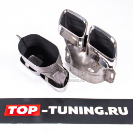 Диффузор AMG 6.3 для заднего бампера Mercedes GLC Coupe (C253) (2019 - 2023)