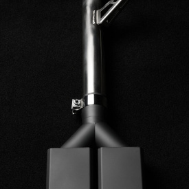 Раздвоенный выхлоп Missuro Larte Design с насадками — тюнинг Tank 500