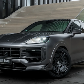 Накладка Larte Design на решетку радиатора — тюнинг Porsche Cayenne S Coupe (2023+)