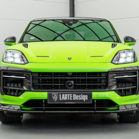 Накладка Larte Design на решетку радиатора — тюнинг Porsche Cayenne S Coupe (2023+)