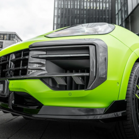 Сплиттер Larte Design для переднего бампера — тюнинг Porsche Cayenne S Coupe (2023+)