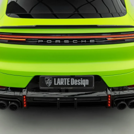 Диффузор Larte Design с насадками — тюнинг Porsche Cayenne S Coupe (2023+)