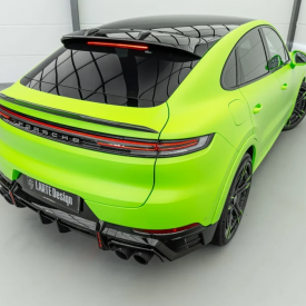 Накладки Larte Design на верхний спойлер — тюнинг Porsche Cayenne S Coupe (2023+)