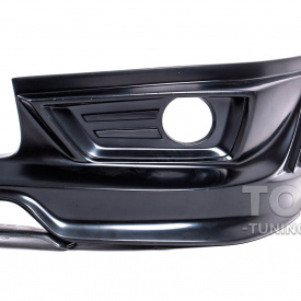 Юбка Shark 2 на передний бампер Mitsubishi Lancer 10 (X, 2007-2010)