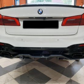 Диффузор Inline для заднего бампера BMW 5 (G30)