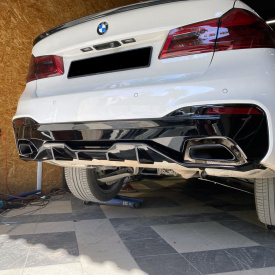 Диффузор Inline для заднего бампера BMW 5 (G30)