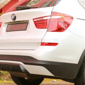 Диффузор Inline на задний бампер BMW X3 F25 (Рестайлинг)