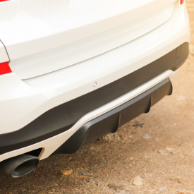 Диффузор Inline на задний бампер BMW X3 F25 (Рестайлинг)