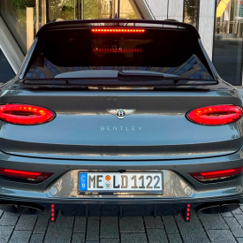 Диффузор Black Crystal для заднего бампера — тюнинг Bentley Bentayga (2020-2024)