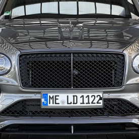Сплиттер Black Crystal переднего бампера — тюнинг Bentley Bentayga (2020-2024)