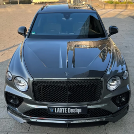 Сплиттер Black Crystal переднего бампера — тюнинг Bentley Bentayga (2020-2024)
