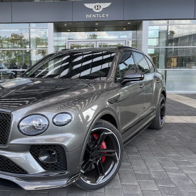 Накладки Black Crystal на пороги — тюнинг Bentley Bentayga (2020-2024)