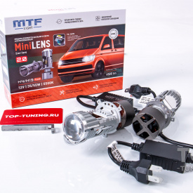 Светодиодные мини-линзы H4 / H19 в фары авто — MiniLENS 2.0