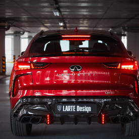 Продувной спойлер Missuro Larte Design — тюнинг Infiniti QX55 (J55)