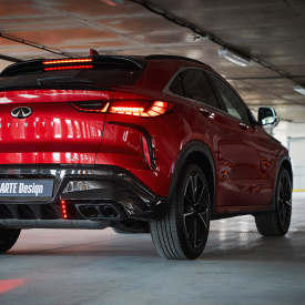 Продувной спойлер Missuro Larte Design — тюнинг Infiniti QX55 (J55)