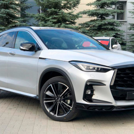 Сплиттер Missuro Larte Design на передний бампер — тюнинг Infiniti QX55 (J55)