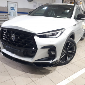 Сплиттер Missuro Larte Design на передний бампер — тюнинг Infiniti QX55 (J55)