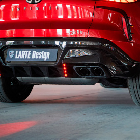 Насадки Missuro Larte Design на глушитель — тюнинг Infiniti QX55 (J55)