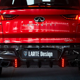 Насадки Missuro Larte Design на глушитель — тюнинг Infiniti QX55 (J55)