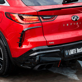 Насадки Missuro Larte Design на глушитель — тюнинг Infiniti QX55 (J55)